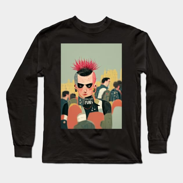 Punk Culture Long Sleeve T-Shirt by deificusArt